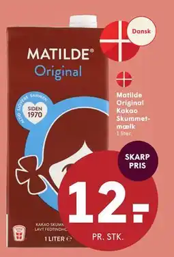 SPAR Matilde Original Kakao Skummetmælk, DKK 12 tilbud
