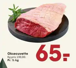 SPAR Oksecuvette, DKK 65 tilbud