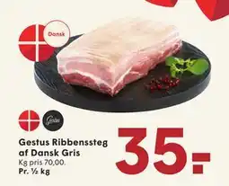 SPAR Gestus Ribbenssteg af Dansk Gris, DKK 35 tilbud