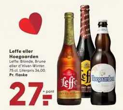 SPAR Leffe eller Hoegaarden, DKK 27 tilbud