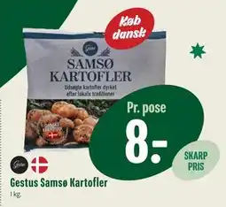 Min Købmand Gestus Samsø Kartofler, DKK 8 tilbud
