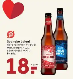 SPAR Svaneke Juleøl, DKK 18 tilbud