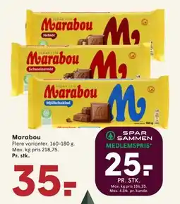 SPAR Marabou, DKK 35, App-pris tilbud