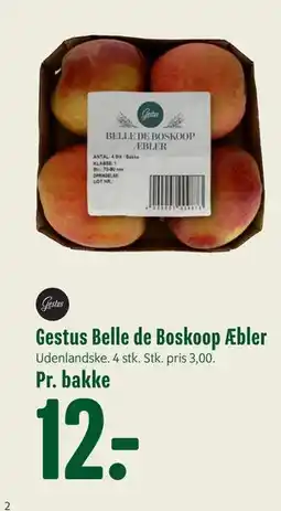 Min Købmand Gestus Belle de Boskoop Æbler, DKK 12 tilbud