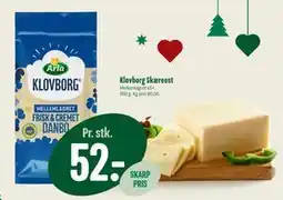 Min Købmand Klovborg Skæreost, DKK 52 tilbud