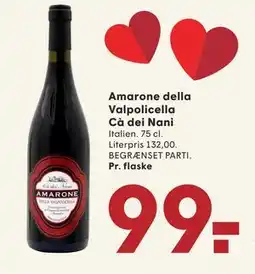 SPAR Amarone della Valpolicella Cà dei Nani, DKK 99 tilbud