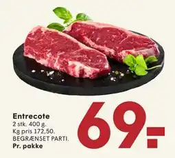 SPAR Entrecote, DKK 69 tilbud