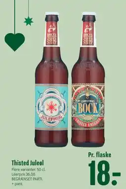 Min Købmand Thisted Juleøl, DKK 18 tilbud