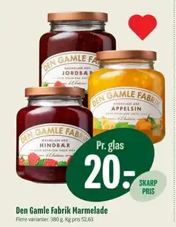 Min Købmand Den Gamle Fabrik Marmelade, DKK 20 tilbud