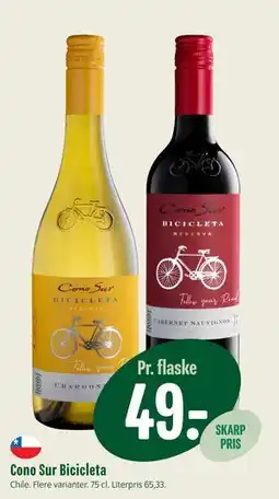 Min Købmand Cono Sur Bicicleta, DKK 49 tilbud
