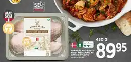 MENY HIMMERLAND BRYSTFILET MED SKIND AF DANSK KYLLING, DKK 89.95 tilbud