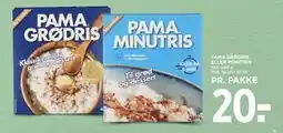 MENY PAMA GRØDRIS ELLER MINUTRIS, DKK 20 tilbud