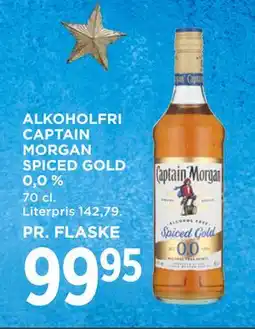 MENY ALKOHOLFRI CAPTAIN MORGAN SPICED GOLD 0,0 %, DKK 99.95 tilbud