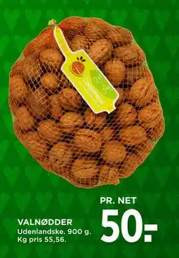 MENY VALNØDDER, DKK 50 tilbud