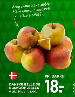 MENY DANSKE BELLE DE BOSKOOP ÆBLER, DKK 18 tilbud