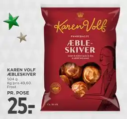 MENY KAREN VOLF ÆBLESKIVER, DKK 25 tilbud