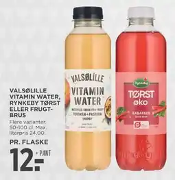 MENY VALSØLILLE VITAMIN WATER, RYNKEBY TØRST ELLER FRUGTBRUS, DKK 12 tilbud