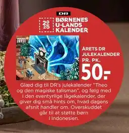 MENY ÅRETS DR JULEKALENDER, DKK 50 tilbud