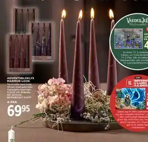 MENY ADVENTSBLOKLYS MARMOR-LOOK, DKK 69.95 tilbud