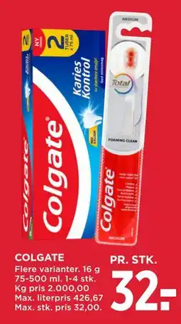 MENY COLGATE, DKK 32 tilbud