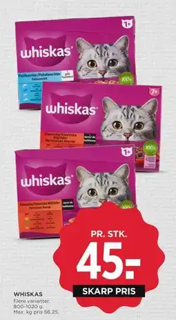 MENY WHISKAS, DKK 45 tilbud