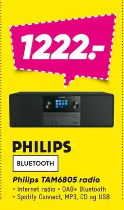 Bilka Philips TAM6805 radio, DKK 1222 tilbud