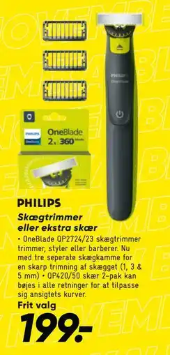 Bilka Skægtrimmer eller ekstra skær, DKK 199 tilbud