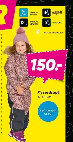 Bilka Flyverdragt, DKK 150 tilbud
