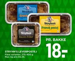 MENY STRYHN’S LEVERPOSTEJ, DKK 18 tilbud