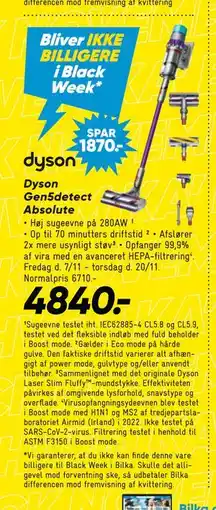 Bilka Dyson Gen5detect Absolute, DKK 4840 tilbud