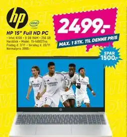 Bilka HP 15” Full HD PC, DKK 2499 tilbud