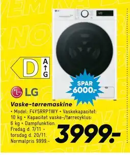 Bilka Vaske-tørremaskine, DKK 3999 tilbud