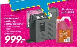 Bilka Køkkenchef slush og softicemaskine, DKK 999 tilbud