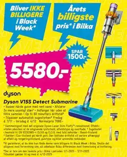 Bilka Dyson V15S Detect Submarine, DKK 5580 tilbud