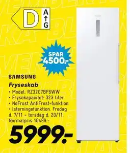 Bilka Fryseskab, DKK 5999 tilbud