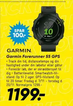 Bilka Garmin Forerunner 55 GPS, DKK 1199 tilbud