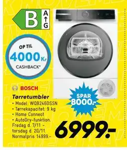 Bilka Tørretumbler, DKK 6999 tilbud
