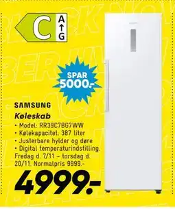 Bilka Køleskab, DKK 4999 tilbud