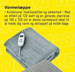 Bilka Varmetæppe, DKK 199 tilbud