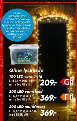 Bilka Qline lyskæde tilbud