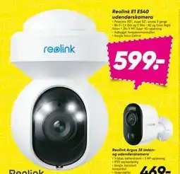 Bilka Reolink E1 E540 udendørskamera, DKK 599 tilbud