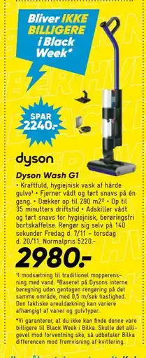 Bilka Dyson Wash G1, DKK 2980 tilbud