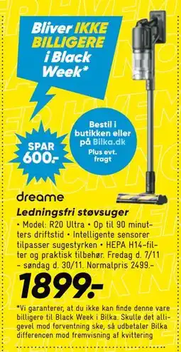 Bilka Ledningsfri støvsuger, DKK 1899 tilbud