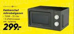 Bilka Køkkenchef mikrobølgeovn, DKK 299 tilbud