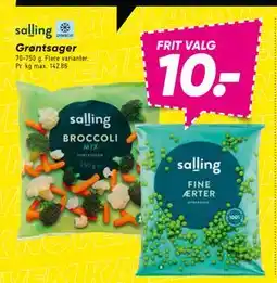 Bilka Grøntsager, DKK 10 tilbud