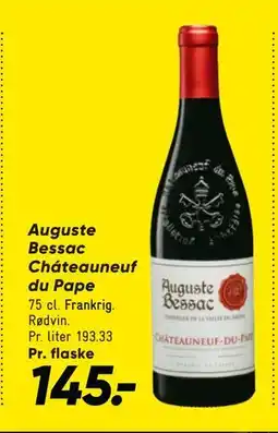 Bilka Auguste Bessac Cháteauneuf du Pape, DKK 145 tilbud