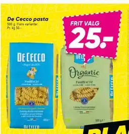 Bilka De Cecco pasta, DKK 25 tilbud
