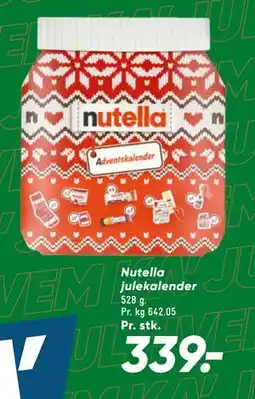 Bilka Nutella julekalender, DKK 339 tilbud