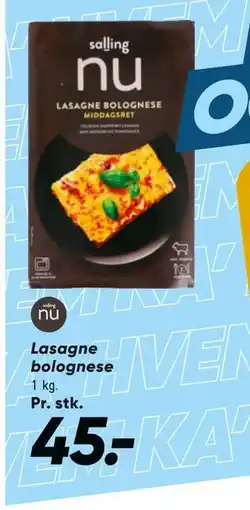Bilka Lasagne bolognese, DKK 45 tilbud