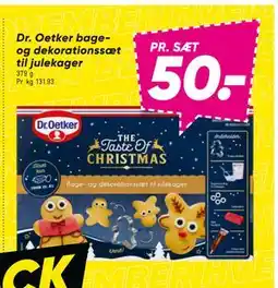 Bilka Dr. Oetker bage- og dekorationssæt til julekager, DKK 50 tilbud